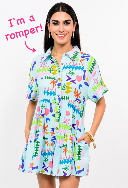 Tropical Punch Romper