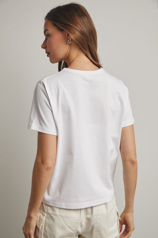 Embroidered Golf Knit Tee Shirt