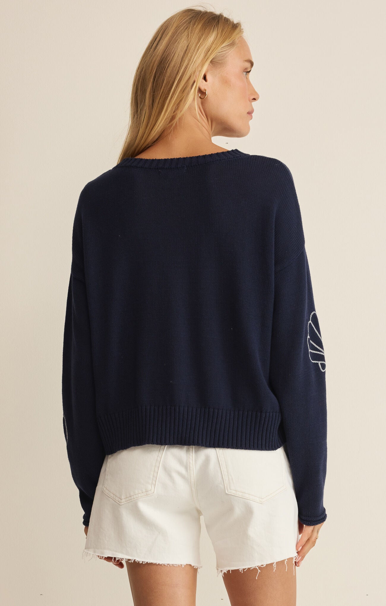 Paradise Navy Sweater