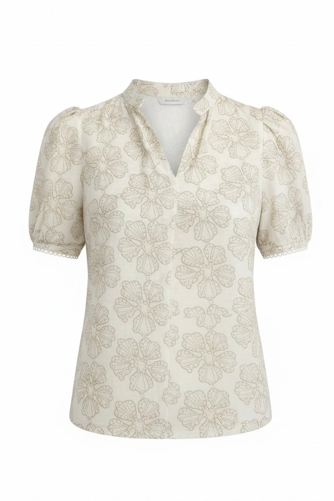 Embroidery Detail Top