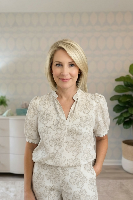 Embroidery Detail Top