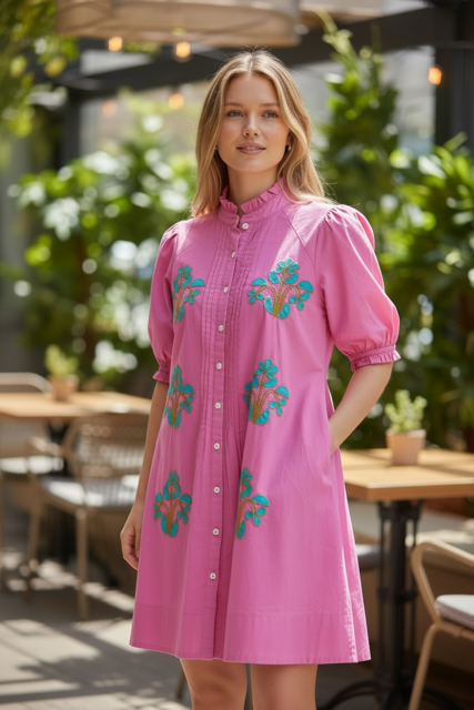 Lilac & Aqua Uncle Frank Dress