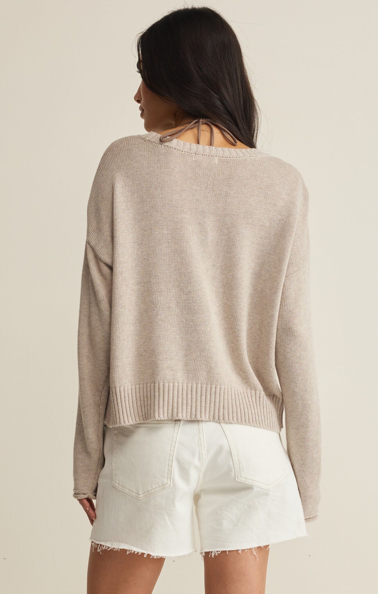 Beach Embroidered Sweater