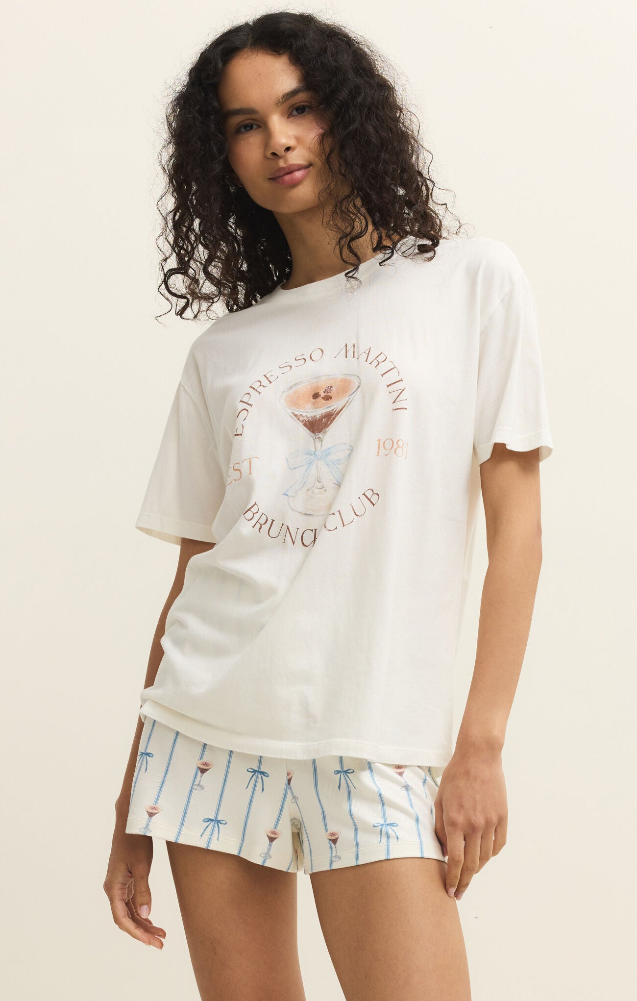 Smocked Rib Lounge Pant