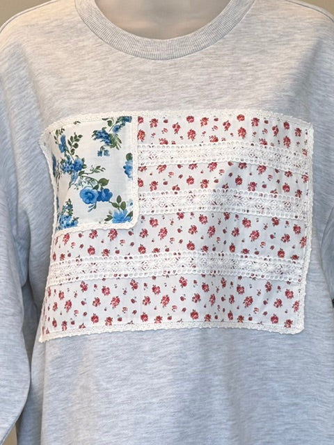 Sweatshirt Flag Applique
