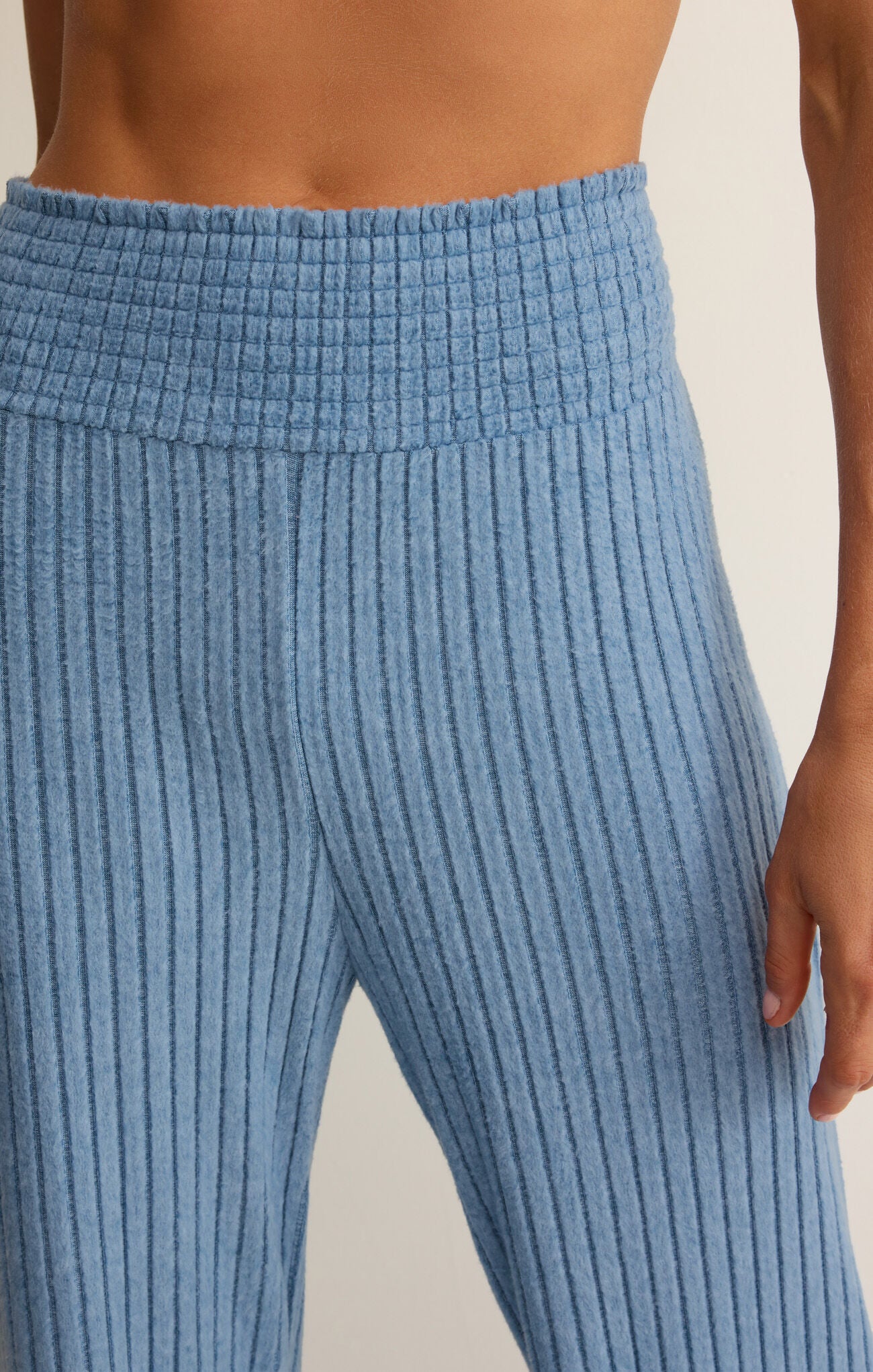 Smocked Rib Lounge Pant