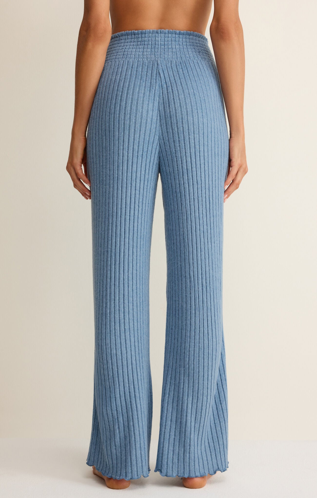 Smocked Rib Lounge Pant